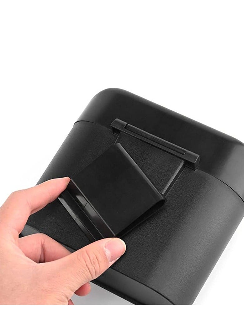 Generic Small leak proof black plastic car trash can with lid  - Image 4