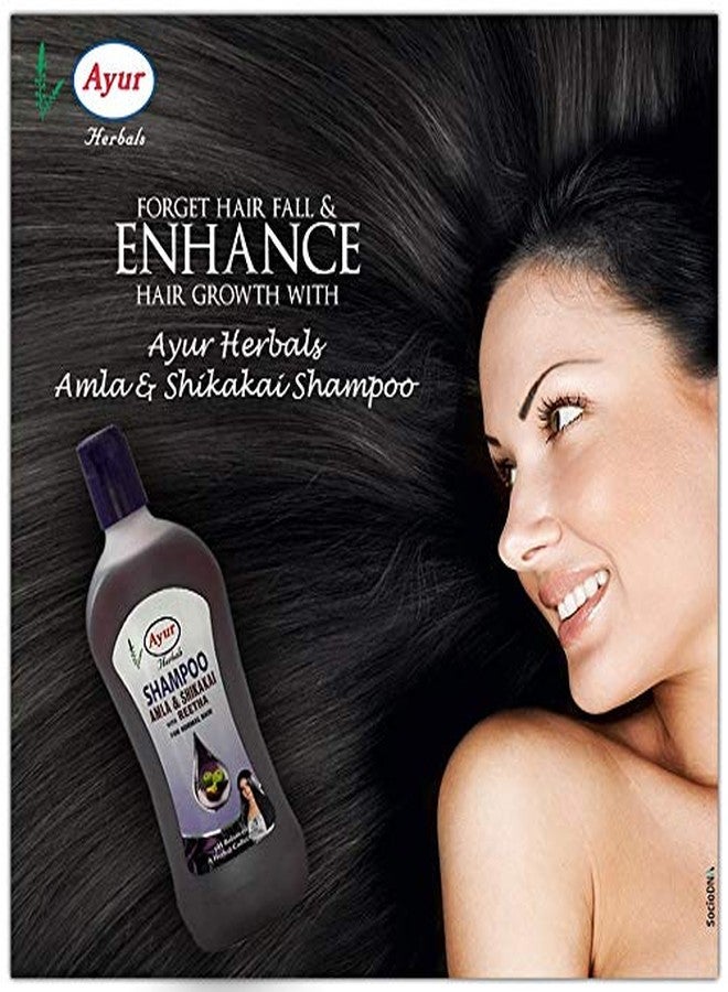 Ayur Amla Shikakai with Reetha Shampoo 200ml Pack of 2 - Image 3