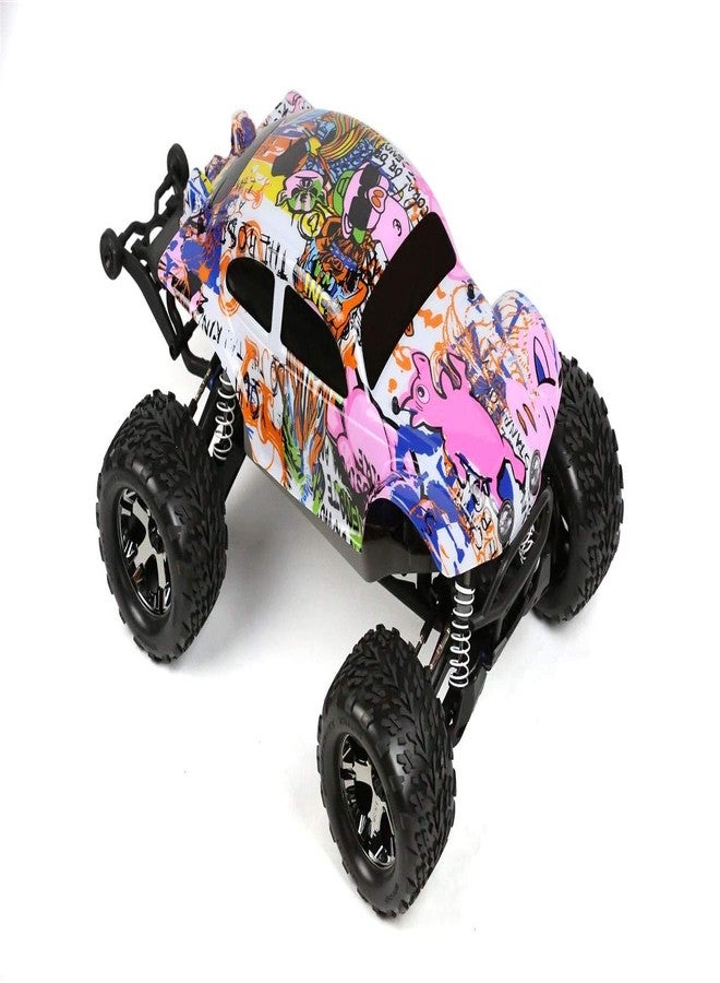 SummitLink Compatible Custom Body Graffiti Pink Pig Style Replacement for 1/10 Scale RC Car or Truck (Truck not Included) STB-PIG-01 - Image 4