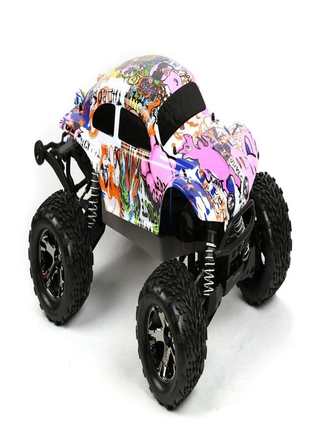 SummitLink Compatible Custom Body Graffiti Pink Pig Style Replacement for 1/10 Scale RC Car or Truck (Truck not Included) STB-PIG-01 - Image 1