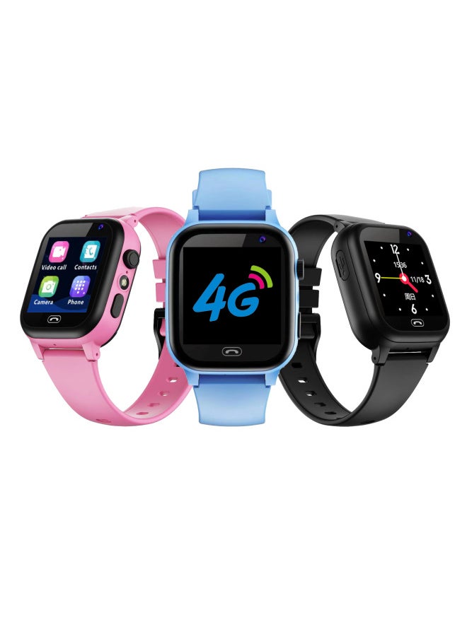 Generic - 4G Full Netcom Video Call Five Generations Waterproof Student Smart Children GPS Positioning Phone Watch-Color:4G-Q13 Waterproof-Video Call-4G Edition-Blue - Image 1