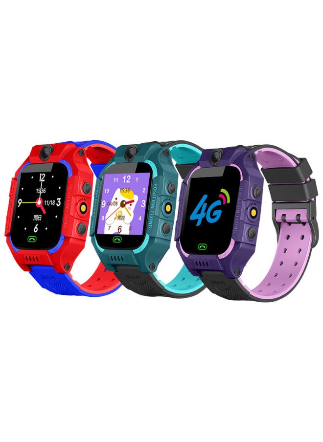 Generic - 4G Full Netcom Video Call Five Generations Waterproof Student Smart Children GPS Positioning Phone Watch-Color:4G-Q13 Waterproof-Video Call-4G Edition-Blue - Image 1