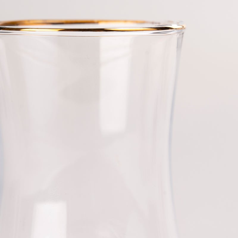 Dallaty white porcelain and glass Tea and coffee cups set 18 pcs - Image 5