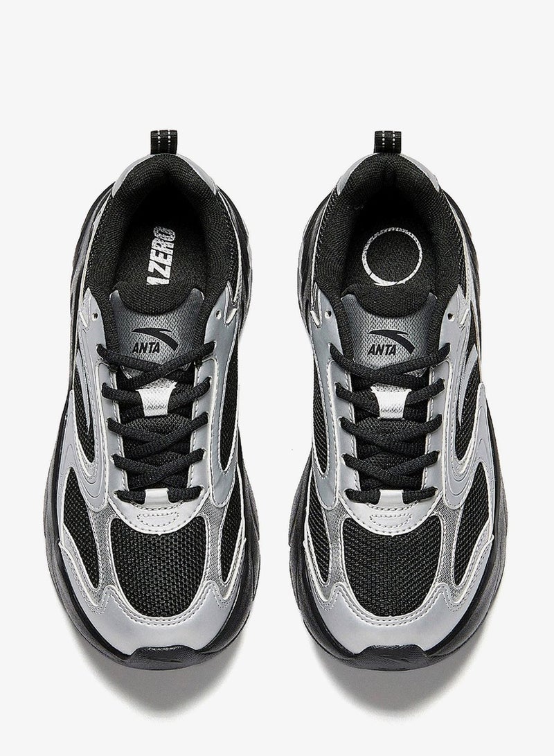 ANTA Women’s Chunky Low-Top Sneakers – Contrast Design, Comfortable Thick Sole - Image 3