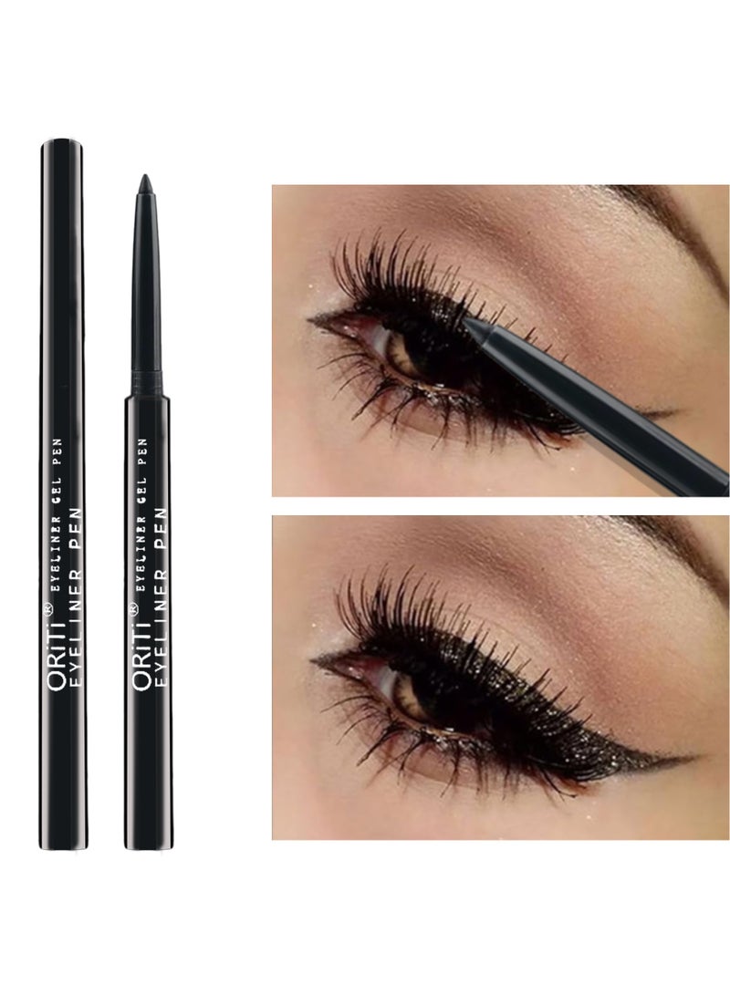 أوريتي قلم رصاص كحل هلام للماء ، واقية من البقع وعصا ظل العيون طويلة الأمد ، انزلاق سهل للحصول على خطوط مثالية - Image 2