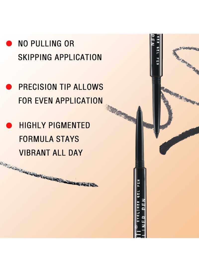 أوريتي قلم رصاص كحل هلام للماء ، واقية من البقع وعصا ظل العيون طويلة الأمد ، انزلاق سهل للحصول على خطوط مثالية - Image 4