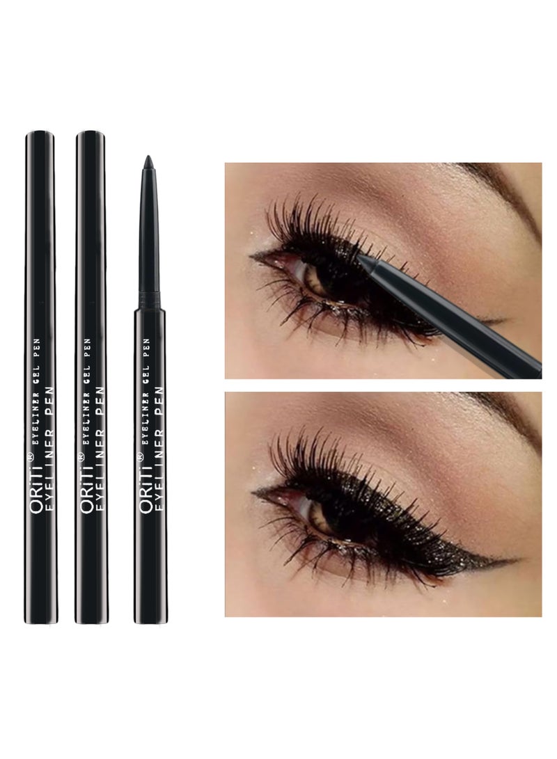 أوريتي قلم رصاص كحل هلام للماء ، واقية من البقع وعصا ظل العيون طويلة الأمد ، انزلاق سهل للحصول على خطوط مثالية - Image 5