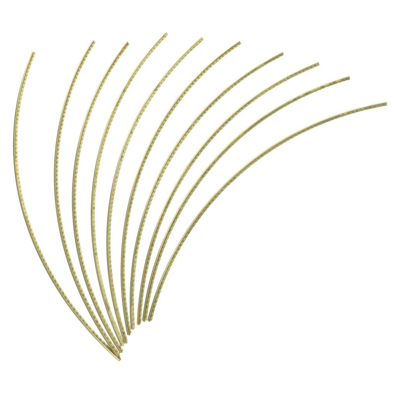 10pcs Brass Guitar Fret Wire 20.5x0.18x0.22cm Luthier Tool Easy Install for Folk Acoustic Electric Guitar Replacement - Image 2