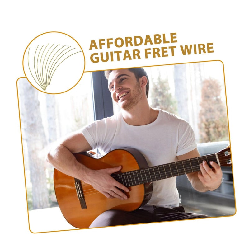 10pcs Brass Guitar Fret Wire 20.5x0.18x0.22cm Luthier Tool Easy Install for Folk Acoustic Electric Guitar Replacement - Image 4