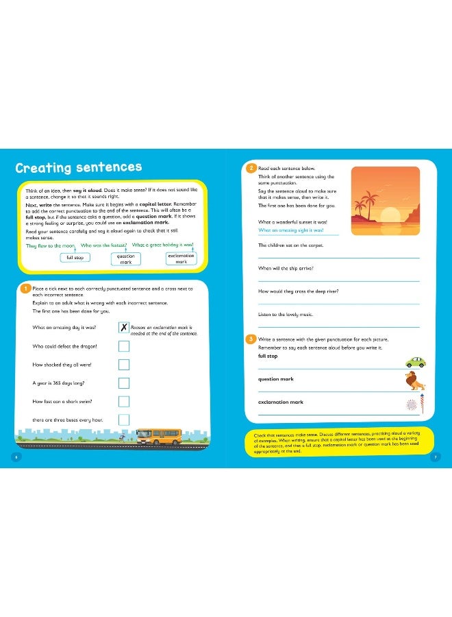 كتاب نشاط مهارات الكتابة للأعمار من 5 إلى 7 سنوات: مثالي للتعلم في المنزل - Image 3