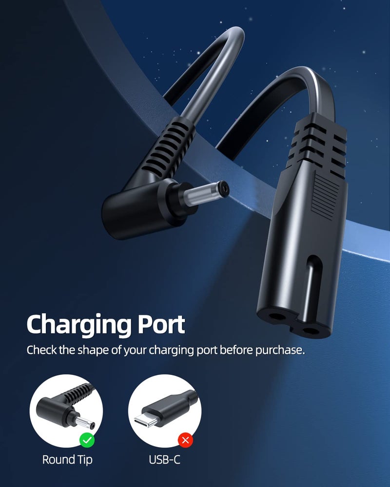 Superer شاحن تيار متردد 19 فولت 2.1 أمبير مناسب لجهاز سامسونج جالاكسي فيو SM-T670 T677 18.4 بوصة - Image 3