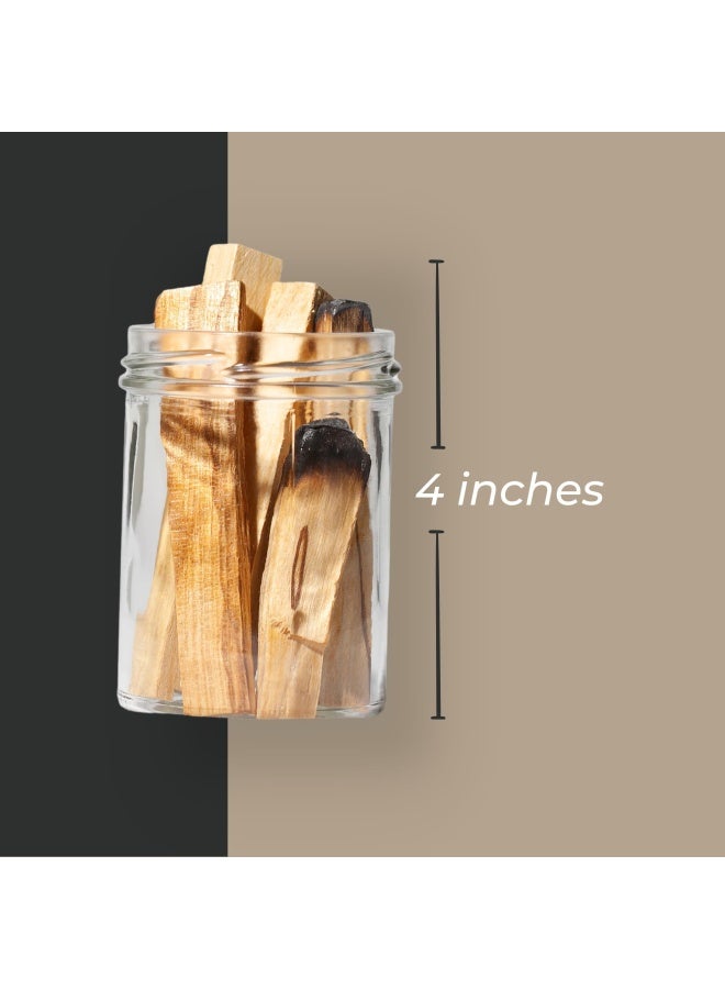 Ancientveda Ancient VEDA Peruvian Palo Santo Sticks 6 Pack with Smudge Guide â€“ High Resin Content, Sweet Scent Holy Wood for Smudging, Meditation, Energy Cleansing â€“ Sustainably Harvested, Aromatic Incense - Image 2