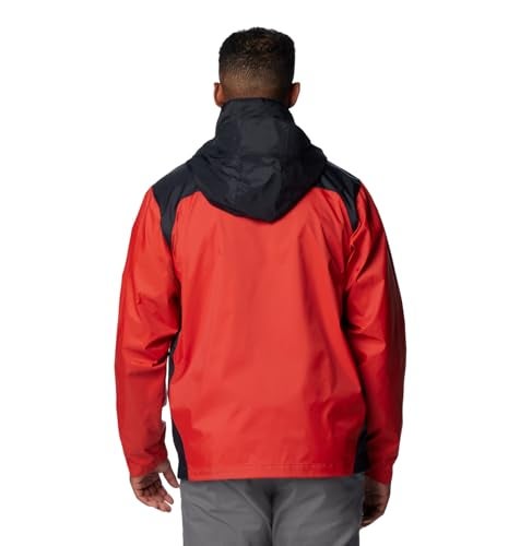 Columbia Men's Glennaker Lake II Rain Jacket, Sail Red/Black, X-Large - Image 2