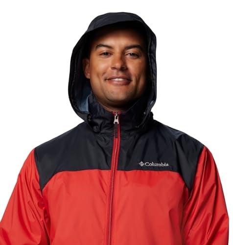 Columbia Men's Glennaker Lake II Rain Jacket, Sail Red/Black, X-Large - Image 5