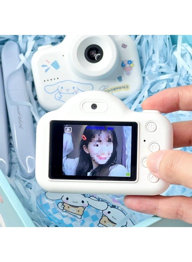 Generic CCD Kulomi Children's Toy Camera Photographable Sanrio Digital Mini Camera Children's Gift-Body Color:Kuromi Dual Camera - Official Standard (you Need To Bring Your Own Memory Card)  - Image 3