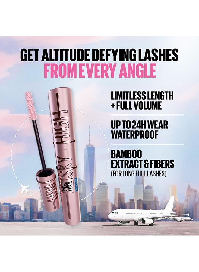 Maybelline New York Lash Sensational Sky High Mascara Black + Superstay Teddy Tint Lipstick 55 Kneehigh - Image 2