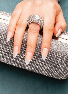 loca self adhesive false nails stiletto shape # 15  - Image 4