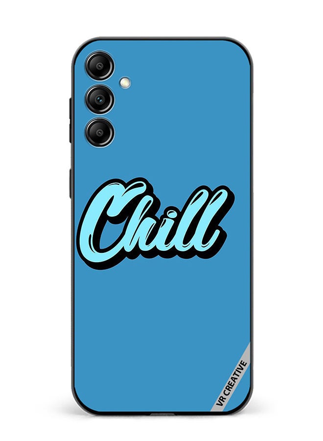 VR CREATIVE Protective Case Cover For Samsung Galaxy A34 Chill In Blue Color Design Multicolour - Image 1