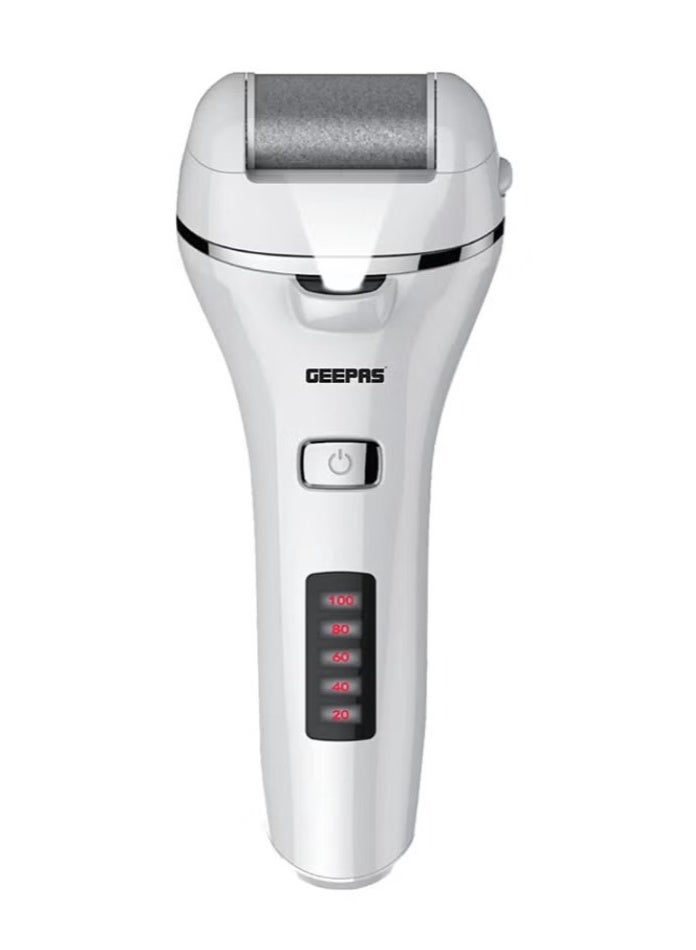 GEEPAS 4-in-1 Rechargeable Ladies Epilator Set- GLS86059, 2 Speed Setting, Hair Shaver Head, Epilator Head, Callous Remover Coarse Head And Fine Head, Li-Ion 600mAhx1 Battery Operated White 26cm - Image 1