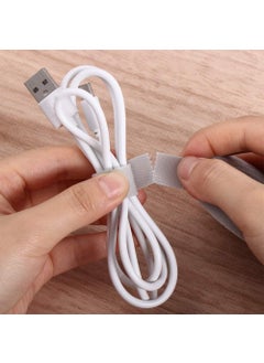 OXGO OXGO Reusable Velcro Cable Ties Hook Loop Nylon Fastening Tape Wire Organizer for Power Wire Management Self Gripping Cord Rope Holder MulticoloredPack Of 1  - Image 3