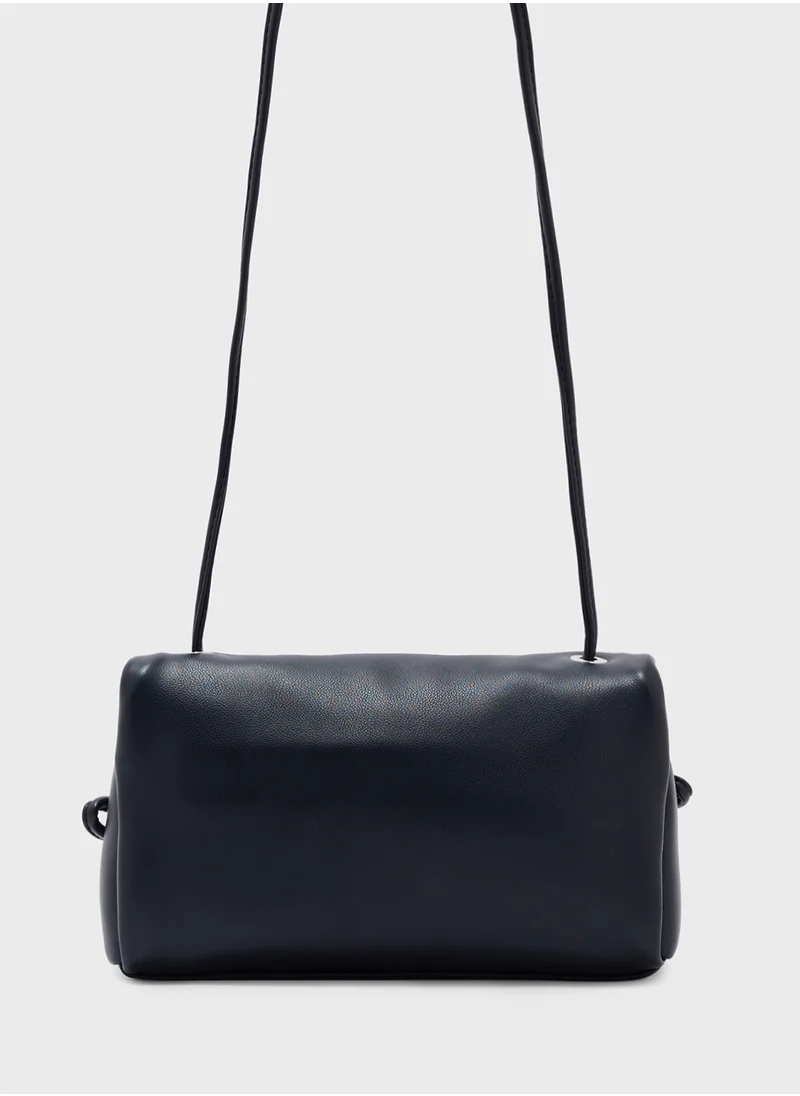 ELLA Ruched Detail Crossbody Bag