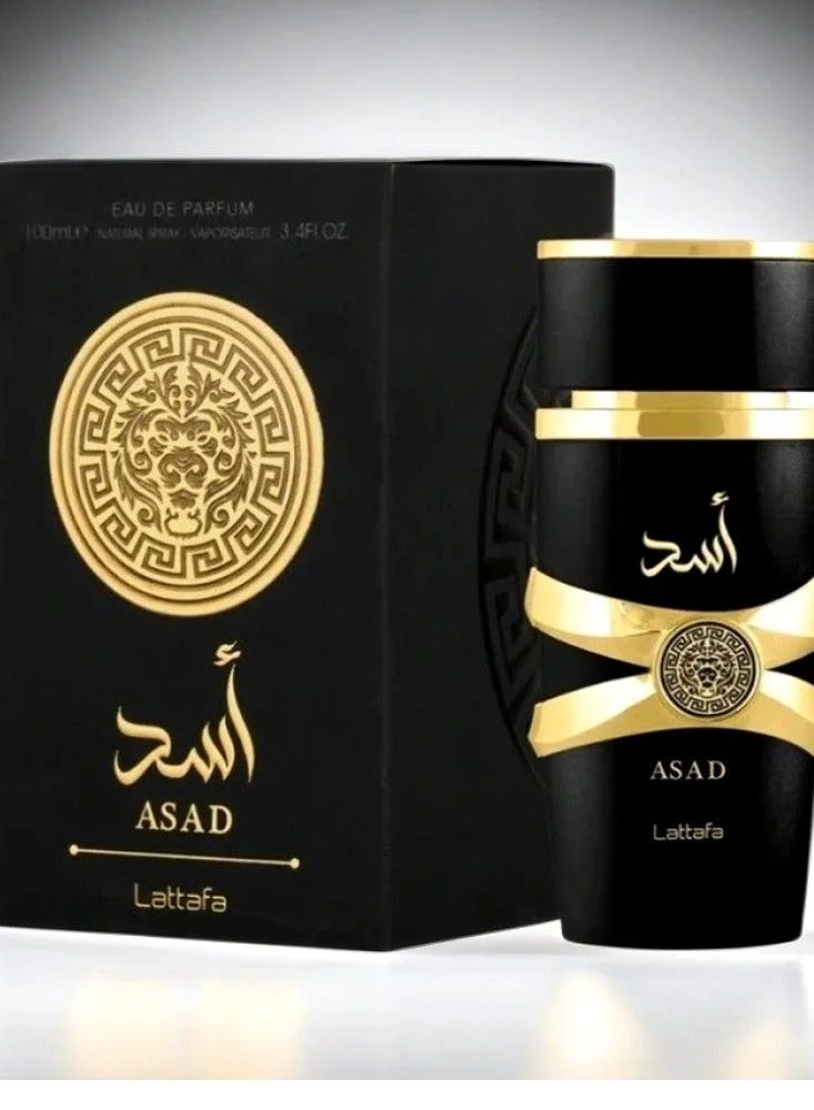 لطافة عطر اسد للرجال من لطافة او دي بارفان 100 مل - Image 1