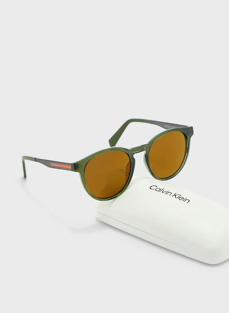 Calvin Klein Jeans Round Sunglasses