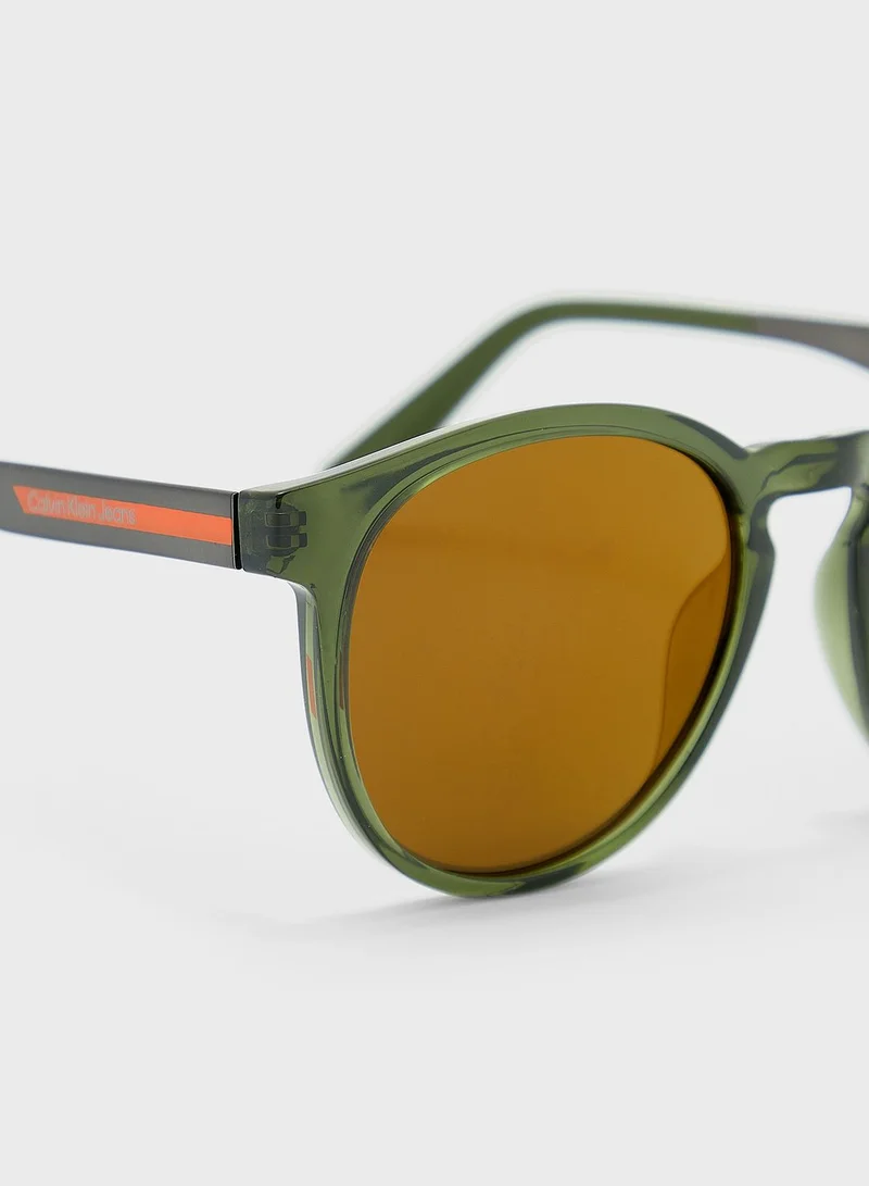 Calvin Klein Jeans Round Sunglasses