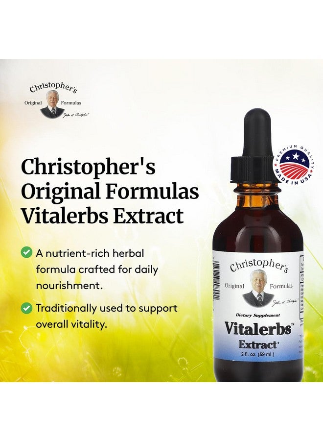 Christopher's Original Formulas Vitalerbs Extract, Nutrient-Rich Herbal Supplement, 2 oz - Image 4