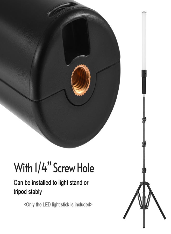 أندوير أنبوب إضاءة فيديو LED محمول باليد D2 RGB مع عصا إضاءة 2500K/5500K/8500K قابلة للتعتيم مع 7 تأثيرات إضاءة ملونة وبطارية مدمجة للبث المباشر لمدونات الفيديو والتصوير الفوتوغرافي للمنتجات - Image 2