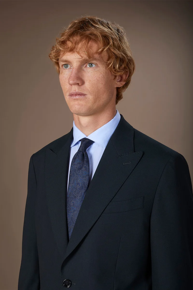 Doppelganger Green Men's regular fit single-breasted suit in plain fabric - Green for Men | Best Price UAE