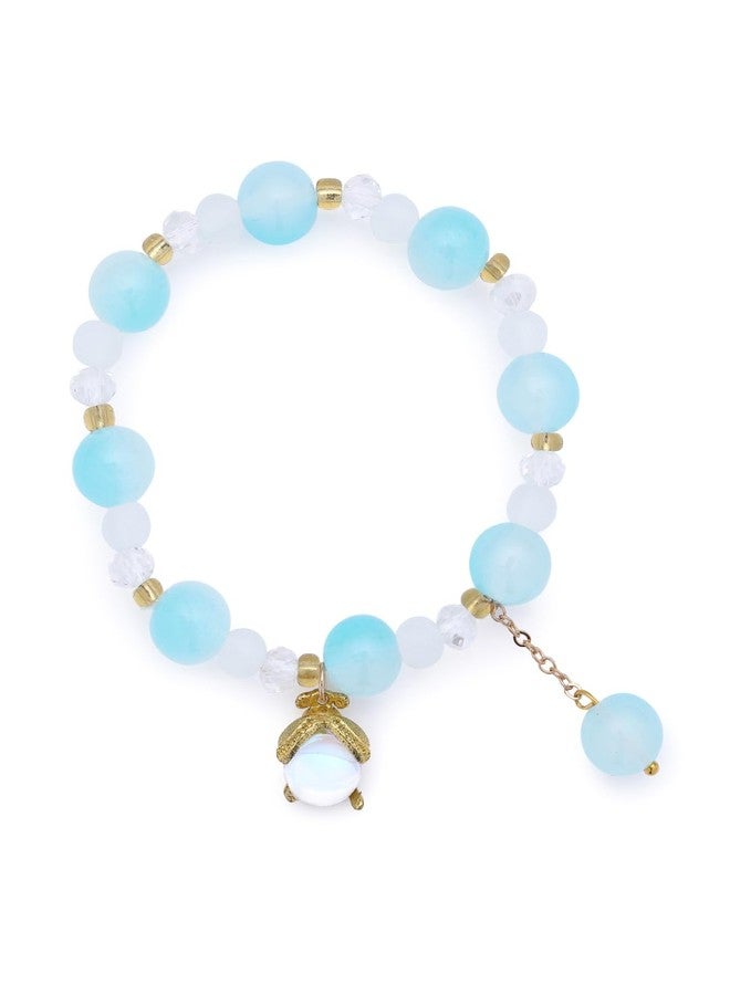 El Regalo Dreamy Gradient Colorful Beaded Bracelets with Cute Charms for Girls & Women (Style-1) - Image 2