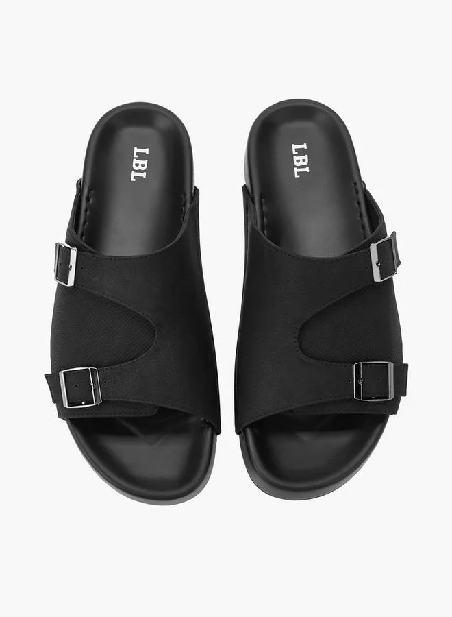 LBL by Shoexpress Men Buckle Detail Comfort Sandals