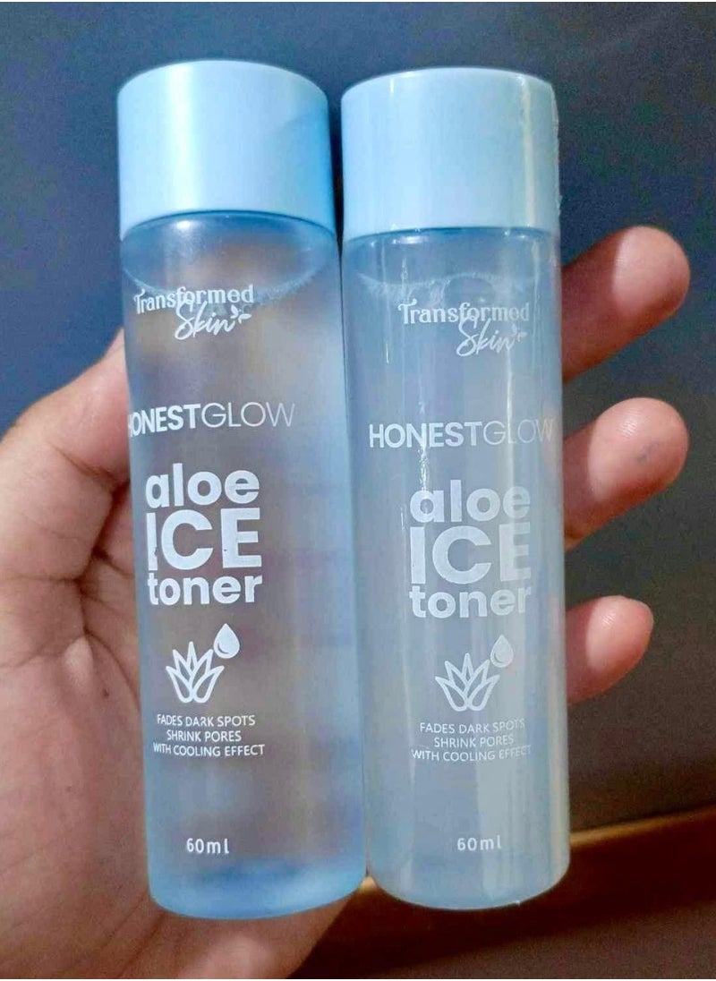 Transformed Skin - Honest Glow Aloe Ice Toner (60ml) - Image 1