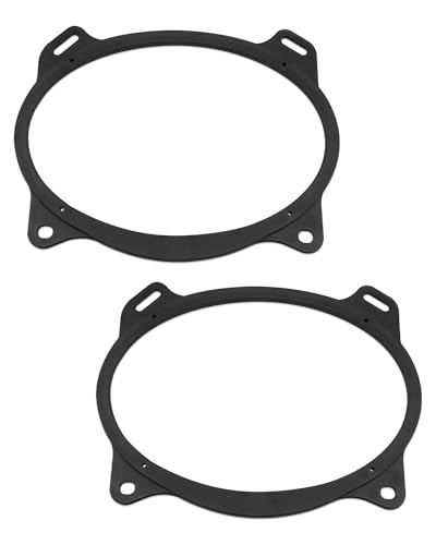 JUWEVAZU 6x9 inch Rear Deck Speaker Adapter Spacer Ring Fit for Toyota Camry 2002-2011, Corolla 2003-2013 Solara 2004-2009 Yaris 2007-2015, Aftermarket Mounting Bracket - Image 1