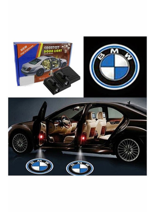 general 2-Piece LED Car Door BMW Logo Projector Shadow Light Set - Image 1