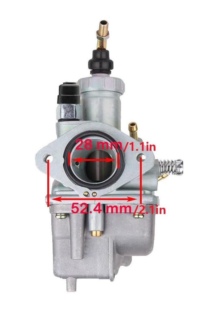 CDZWJ CDZ 250 Carburetor Kit with Air Filter, Oil Filter, and Fuel Gas Petcock for Yamaha Timberwolf YFB 250 (1992-2000) - Image 4