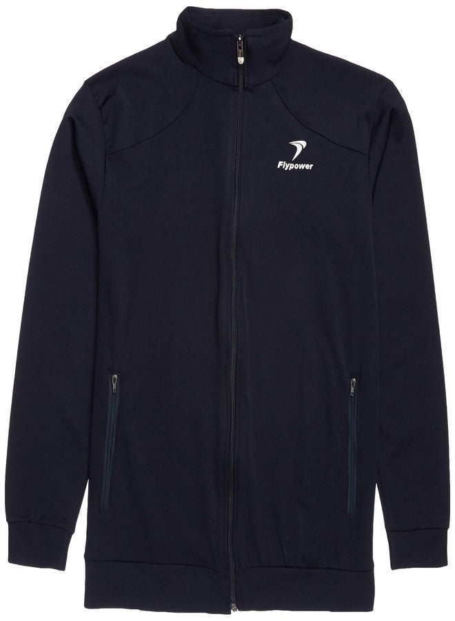 FLYPOWER Badminton Feather Shuttle Cock Green with NET 850 MEHROON and Tracksuit Fly Run Blue Size M - Image 3