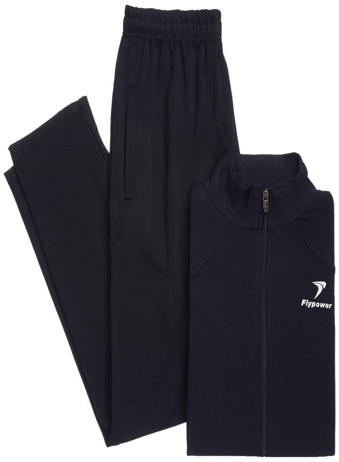 FLYPOWER Badminton Feather Shuttle Cock Green with NET 850 MEHROON and Tracksuit Fly Run Blue Size M - Image 4