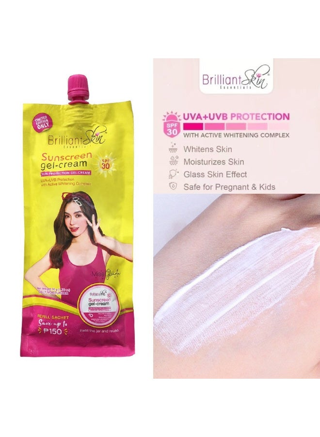 Brilliant Skin Sunscreen Gel Cream SPF30 50grams - Image 2