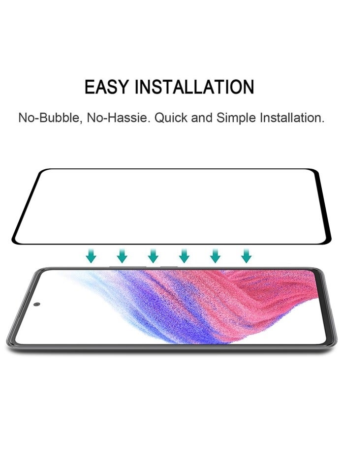 Tempered Glass Black Edge Screen Protector Compatible With Infinix Smart 8 Pro - Image 5