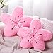 Unittype Unittype 2 Pcs Cherry Blossom Pillow Kawaii Room Decor Cute Aesthetic Pillows Flower Floor Pillow Faux Fur Plush  - Image 2