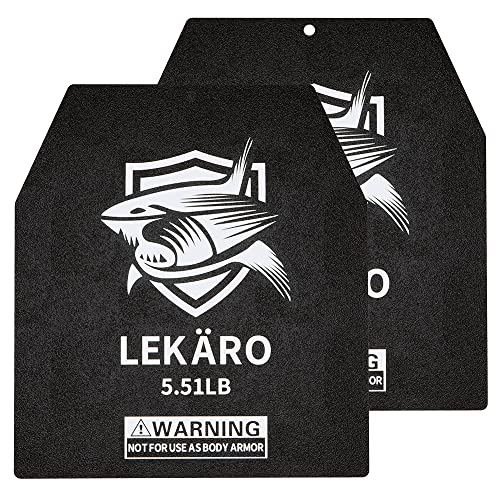 LEKÄRO Weighted Vest Plates 5.51/8.81/15.43/20.94LB Pair for Weight Vests, Strength Training, Heavy Workout, Fitness, Running (5.51LB) - Image 1