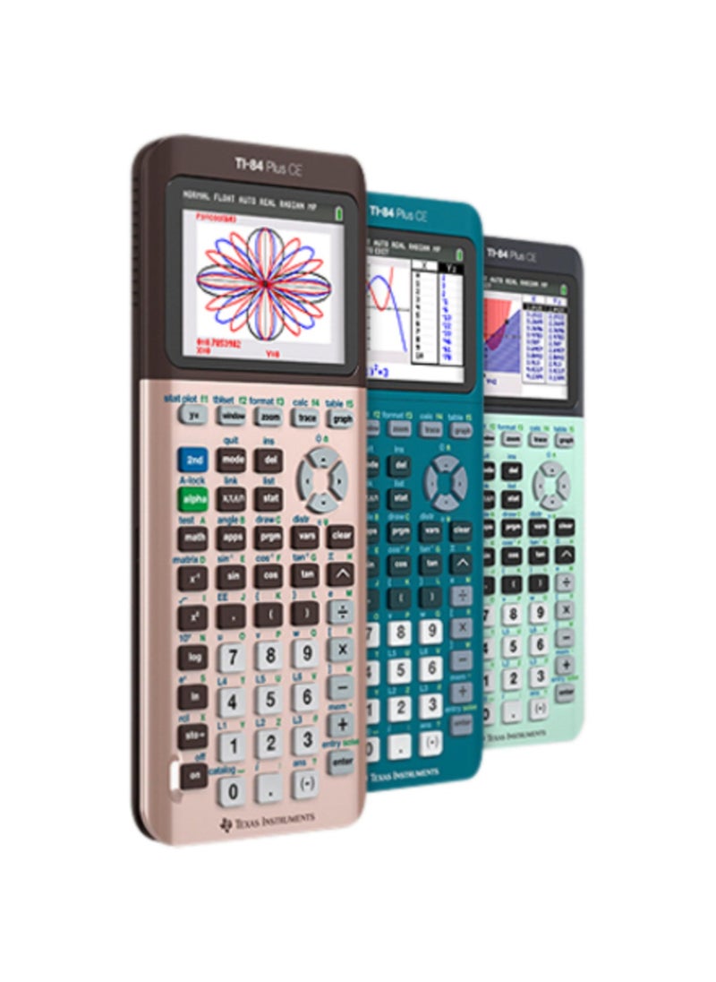TEXAS INSTRUMENTS Texas Instruments TI-84 Plus CE Color Graphing Calculator, Rose Gold (Metallic)  - Image 5
