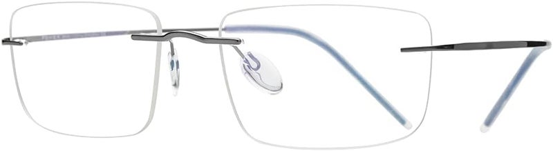 FONEX Titanium Glasses Frame,Rimless Frameless Optical Eyewear Eyeglasses for Men and Women F85634 - Image 5