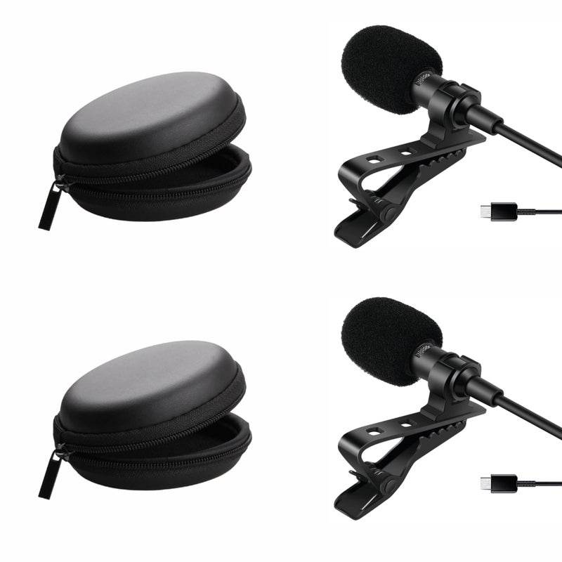 Humble HB-C01 Lavalier Lapel Condenser Mic for Android, USB Type C Microphone for YouTube Vlogging Facebook Interview Livestream Video Recording and All(1.5 Meter) Pack of 2 - Image 5