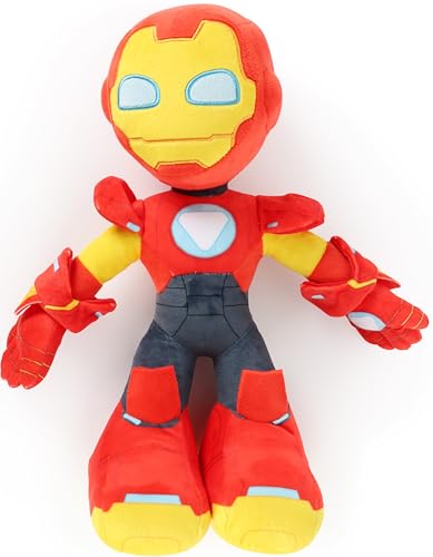 Jay Franco Marvel Kids Plush Pillow Buddy UltraSoft Stuffed Plushie Cozy Pillow Official Licensed Product Red Iron Man and His Awesome Friends 165 Inches - Image 1