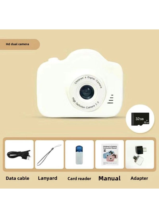 Generic High Definition Dual Camera Digital Camera Can Take Photos And Pass Mobile Phone Student Party Gift Price Video Recorder-Body Color:Memory Card (send Sticker) - 64g Memory Card Comes With Card Reader Adapter  - Image 1