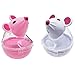 DOYIFun 2pcs Cat Slow Feeder Food BallMice Water Droplet Bone Tumbler Shaped Pet Mouse Treat Ball Cat Food Toy Slow Feeder Enrichment Toys - Image 3