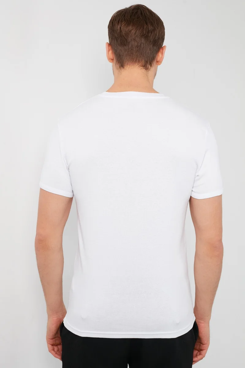 Buratti 100% Cotton V-Neck Slim Fit T Shirt Men's T SHIRT 5902122